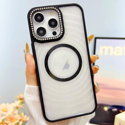 Transparent Glitter Mag Safe Cases