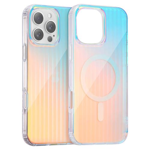 Transparent Stripy Mag Safe Cases