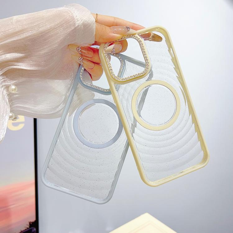 Transparent Glitter Mag Safe Cases
